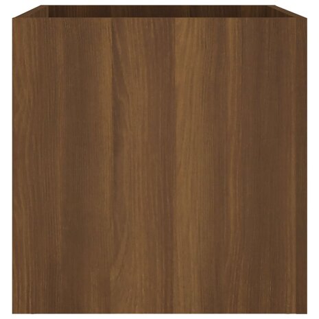 Plantenbak 40x40x40 cm bewerkt hout bruineiken 3