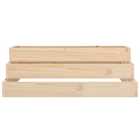 Plantenbak 80x80x27 cm massief grenenhout 4