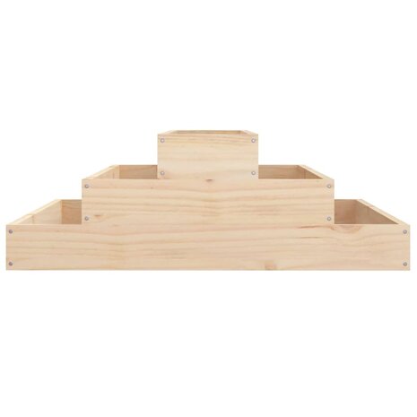 Plantenbak 80x80x27 cm massief grenenhout 5