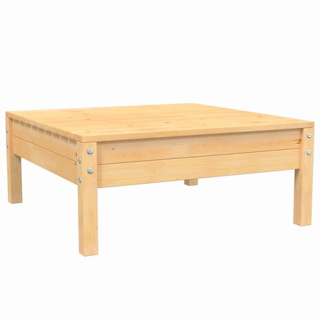 3-delige Loungeset met crèmekleurige kussens massief grenenhout 6