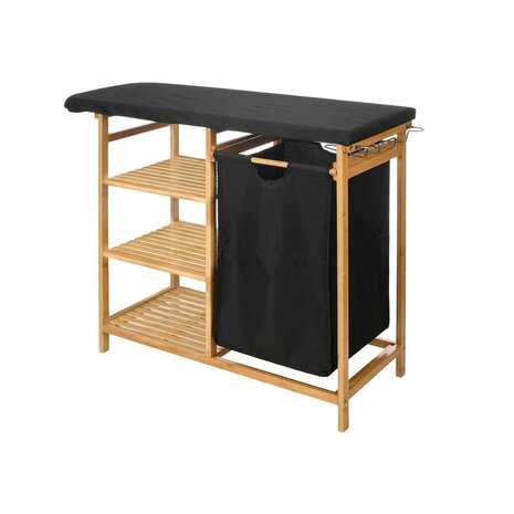 Strijkplank Kipit 1443FL BAMBOO Zwart Stof Bamboe 1