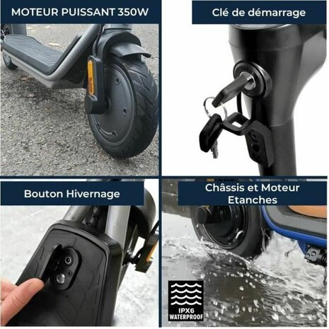 Elektrische Step Yeep.me 85a Zwart 350 W 2