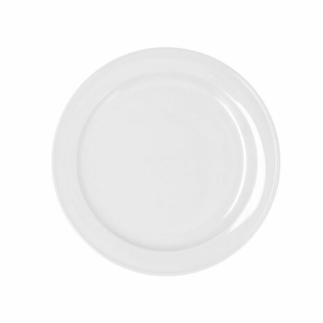 Dinerbord Bidasoa Glacial Ala Estrch Wit Keramisch (6 Stuks) (Pack 6x) 1
