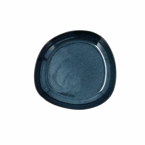 Diep bord Bidasoa Ikonic Keramisch Blauw (20,5 x 19,5 x 3,3 cm) (Pack 6x) 1