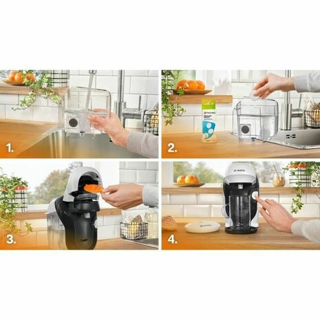 Capsule Koffiemachine BOSCH TAS114E Wit 1400 W 700 ml 3