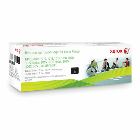 Toner Xerox Cartucho de tóner negro. Equivalente a HP Q2612A. Compatible con HP LaserJet 1010/1012/1015/1018, 1020/1022,