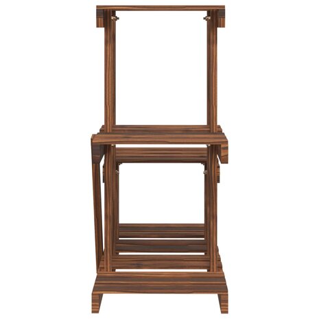 Plantenstandaard 58x25x51 cm massief vurenhout 5