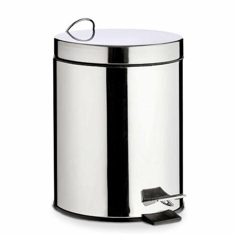 Pedaalemmer Zilverkleurig Roestvrij staal Plastic 3 L (6 Stuks) 5