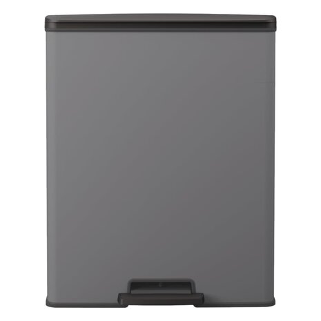 Curver Pedaalemmer Deco rechthoekig 65 L koelgrijs 3