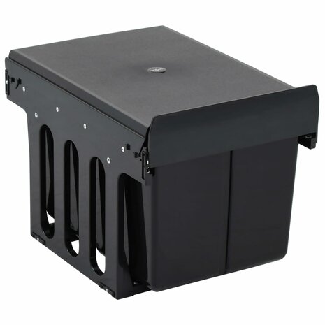 Inbouwprullenbak uittrekbaar soft-close 36 L 2