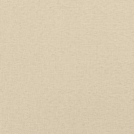 Slaapbank 100x200 cm stof crèmekleurig 7