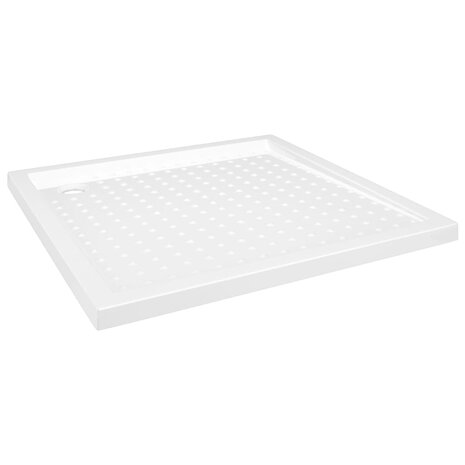 Douchebak met noppen 80x80x4 cm ABS wit 2