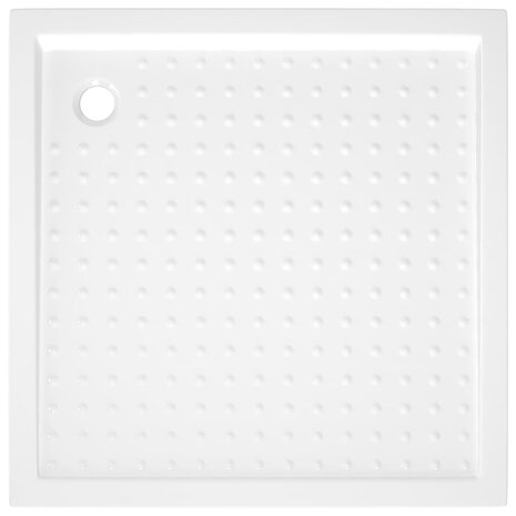 Douchebak met noppen 80x80x4 cm ABS wit 5