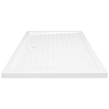 Douchebak met noppen 80x120x4 cm ABS wit 4