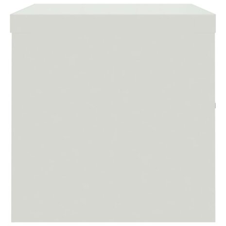 Archiefkast 90x40x40 cm staal lichtgrijs 5