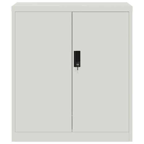 Archiefkast 79x40x90 cm staal lichtgrijs 3