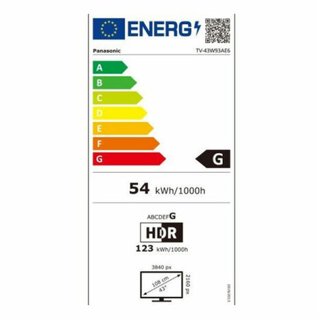 Smart TV Panasonic TV43W93AE6 43" LED 4