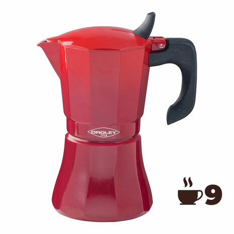 Percolator Oroley Petra Rood Aluminium 9 Kopjes 2