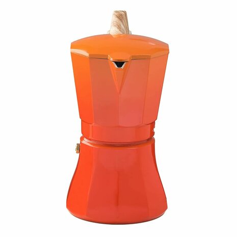 Percolator Oroley Petra Oranje Aluminium 9 Kopjes 2