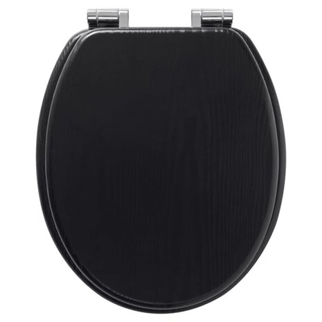 Tiger Soft-close toiletbril Blackwash MDF zwart 252030746 3