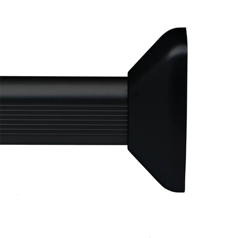 Sealskin Douchegordijnstangenset Easy-Roll zwart 8