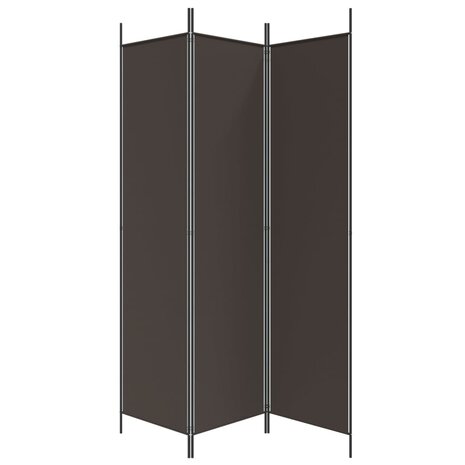 Kamerscherm met 3 panelen 150x200 cm stof bruin 4