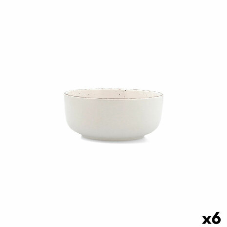 Kom Quid Duna Beige Keramisch 15 x 15 cm (6 Stuks) 1