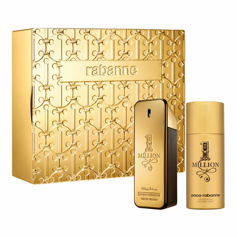 Parfumset voor Heren Paco Rabanne 1 Million EDT EDT 2 Onderdelen 1