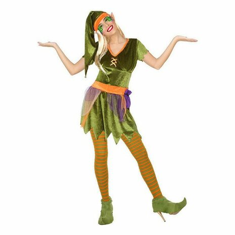Kostuums voor Volwassenen Groen Fantasie (3 Onderdelen) - Maat: XS/S - Maat: XS/S 1