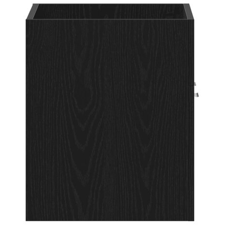 Wastafelkast 60x38,5x46 cm bewerkt hout zwart eikenkleurig 7