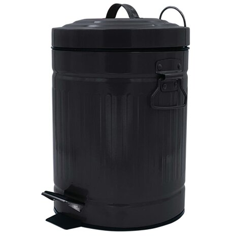 RIDDER Prullenbak Pumba 5 L zwart 1
