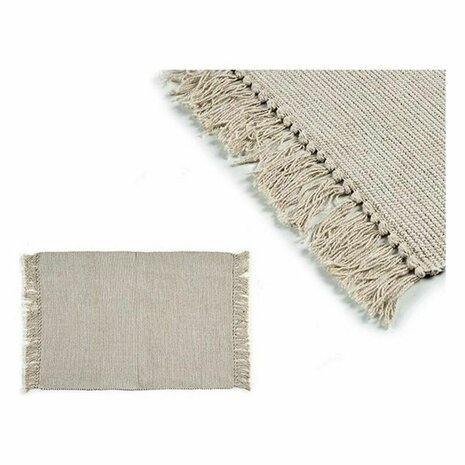 Tapijt Beige 80 x 120 cm (2 Stuks) 2