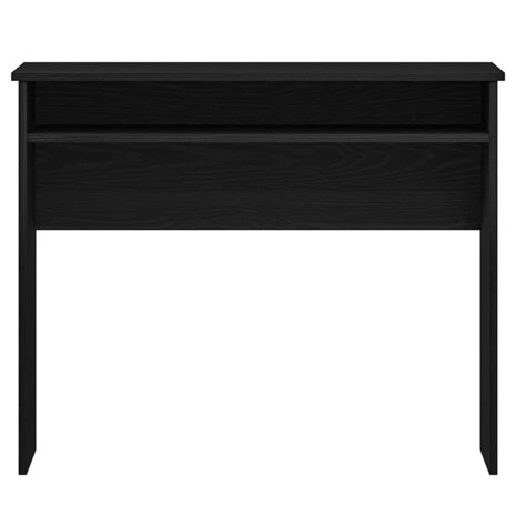 Bureau 90x50x74 cm bewerkt hout zwart eikenkleur 5