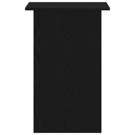 Bureau 90x50x74 cm bewerkt hout zwart eikenkleur 6