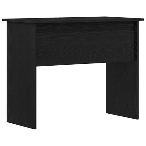 Bureau 90x50x74 cm bewerkt hout zwart eikenkleur 7