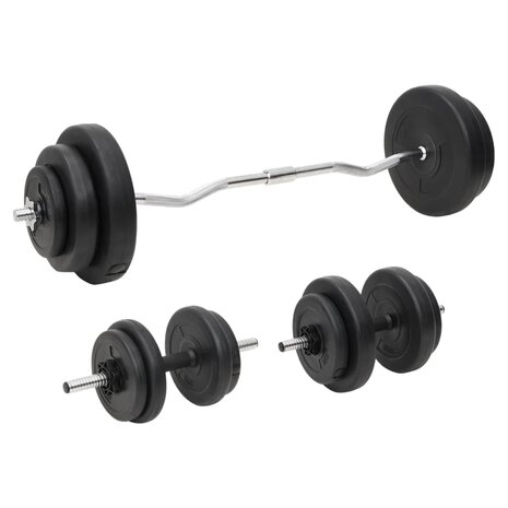 Halterset met gewichten 60 kg 1