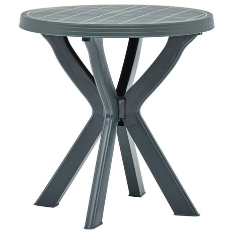 Bistrotafel Ø70 cm kunststof groen 1