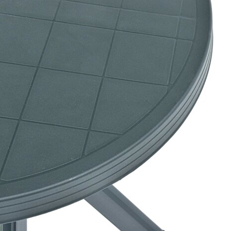 Bistrotafel Ø70 cm kunststof groen 4