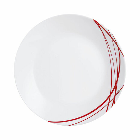 Dinerbord Arcopal Domitille Rojo Tweekleurig Glas 25 cm (12 Stuks) 3