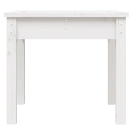 Tuinbank 50x44x45 cm massief grenenhout wit 4