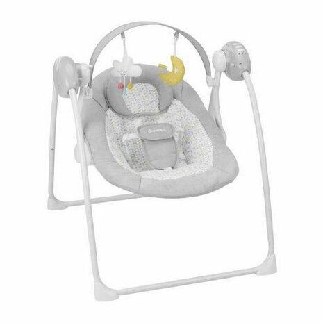 Schommelstoel Badabulle Candy Comfort Swing Grijs Wit 1
