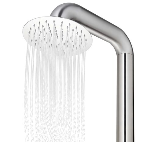 Buitendouche 225 cm roestvrij staal 7