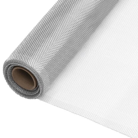 Gaas 80x1000 cm aluminium zilverkleurig 1