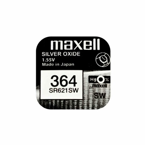 Knoopcel Maxell SR621SW 364 1,55 V Knoopcelbatterij 5