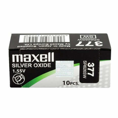Knoopcel Maxell SR626SW 377 1,55 V Knoopcelbatterij 3