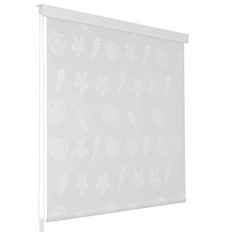 Rolgordijn voor douche 140x240 cm zeester 1