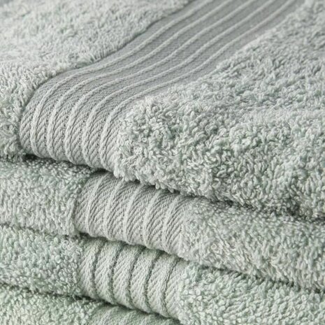 Handdoekenset TODAY Essential Celadon Lichtgroen 50 x 90 cm (10 Stuks) 4