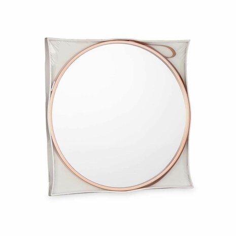 Wandspiegel GiftDecor 1268 Bruin Brons 45 x 45 x 3 cm (4 Stuks) 4