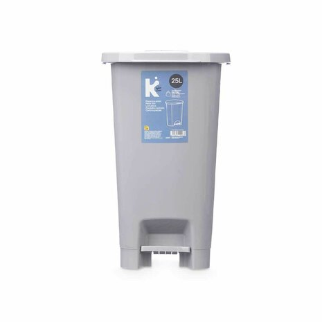 Pedaalemmer ABK-142 1 Grijs Plastic 25 L (6 Stuks) 4