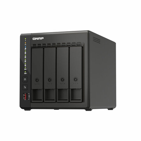 Netwerkopslag NAS Qnap TS-453E-8G Zwart Intel Celeron Intel Celeron J6412 1